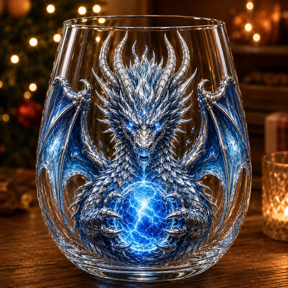 3D Mythic Dragon Art Glass Cup – image 7