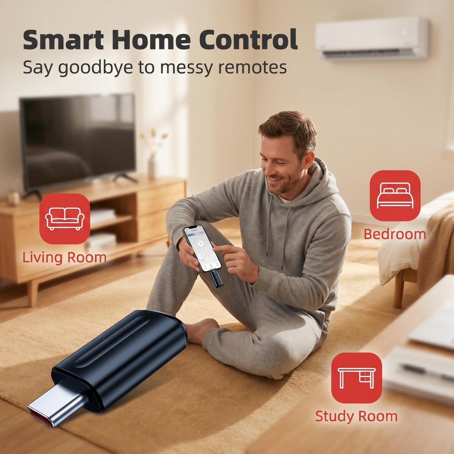 Universal Mini Smart IR Remote Controller iOS Android Mobile Phone