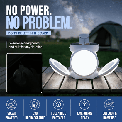 Foldable Solar Lamp 2 Pack