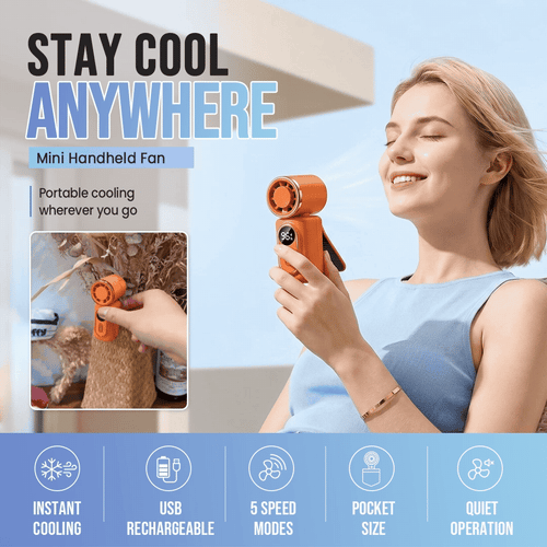 Portable Clip-On Mini Fan