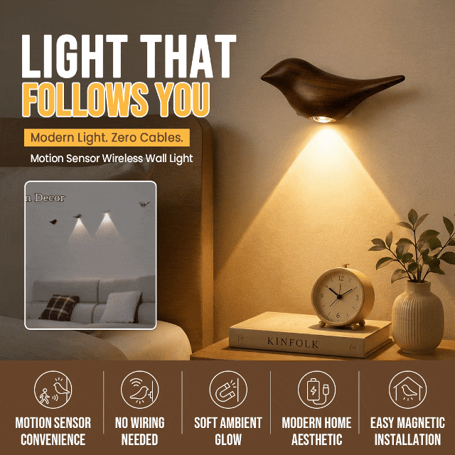 Cute Bird Night Light 2-Pack Set