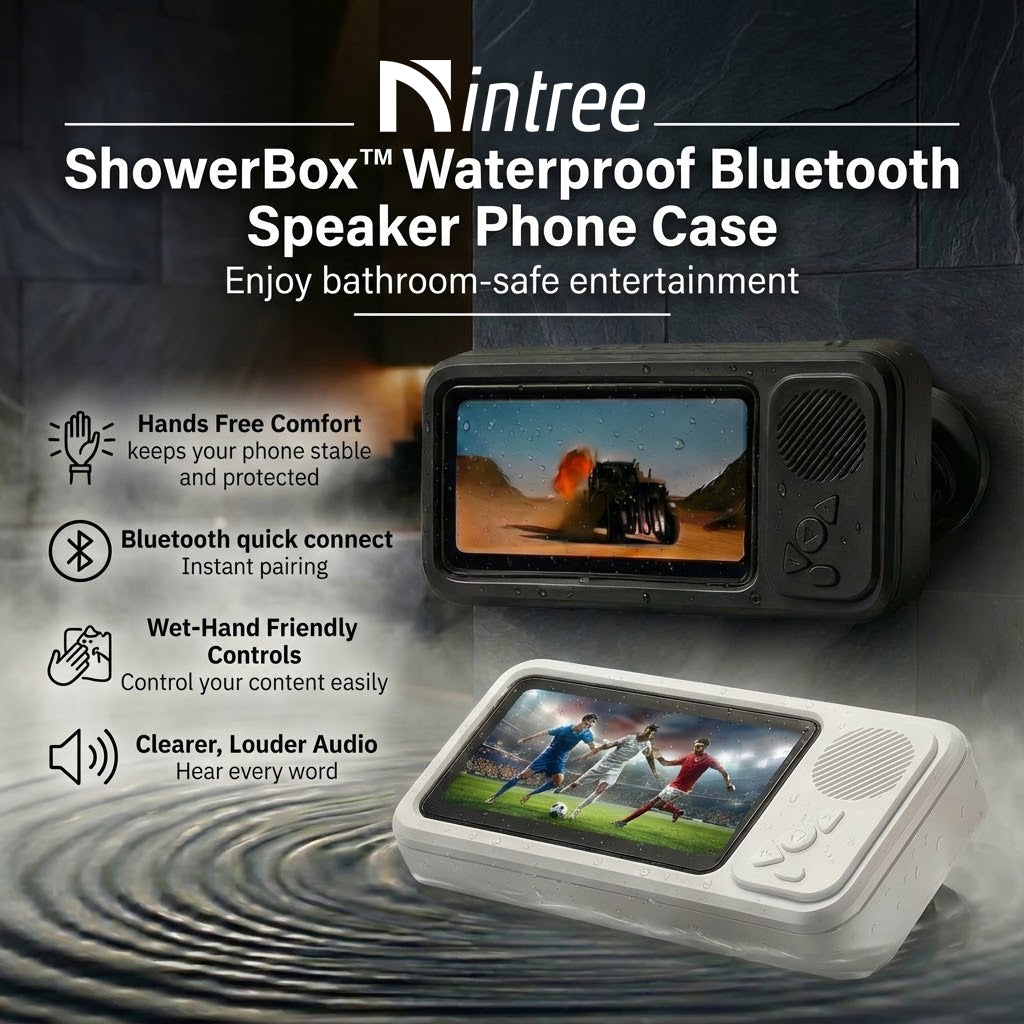 Waterproof Bluetooth Speaker Phone Case