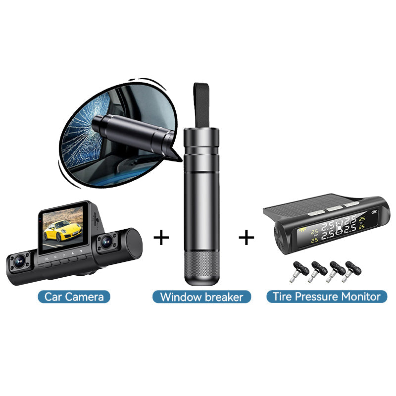🎥1080P 4 Channel Car Camera with Night Vision