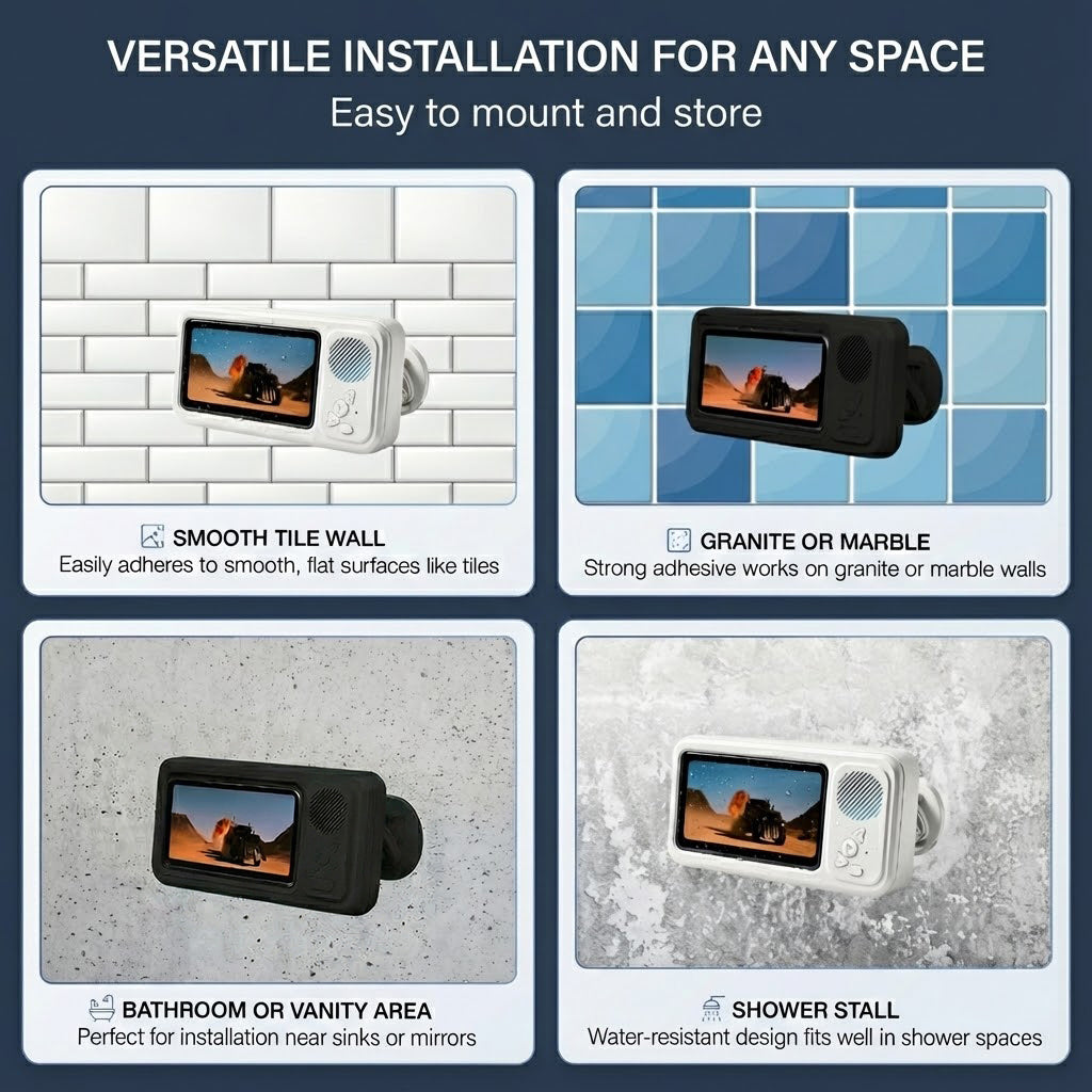 Waterproof Bluetooth Speaker Phone Case
