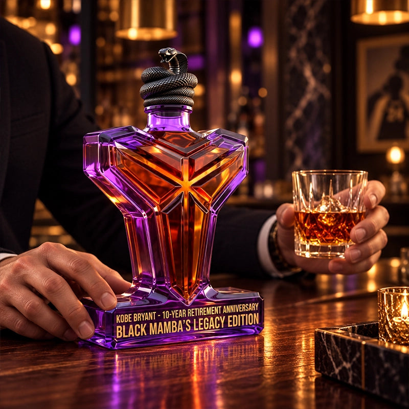 Decorative Glass Whiskey Decanter