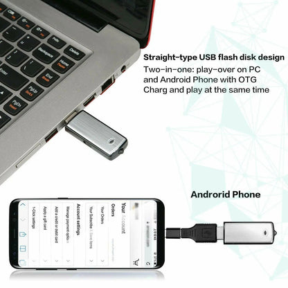 USB Flash Drive Voice Recorder 2-in-1 – Voice Activated