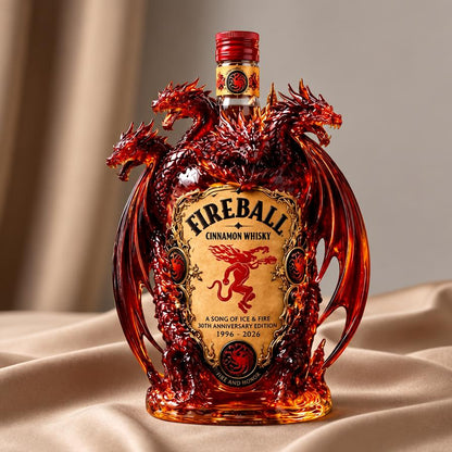 Fireball Dragon Throne Whiskey Bottle Display