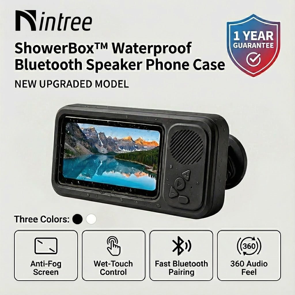 Waterproof Bluetooth Speaker Phone Case