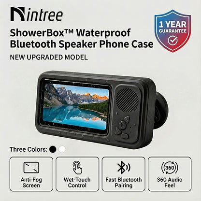 Waterproof Bluetooth Speaker Phone Case