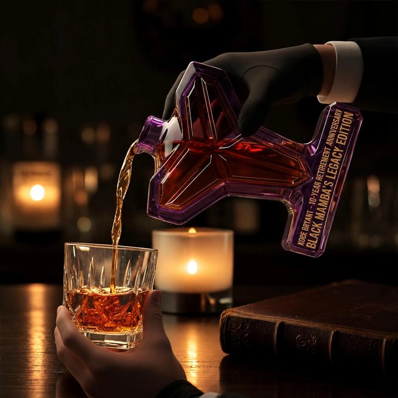 Decorative Glass Whiskey Decanter