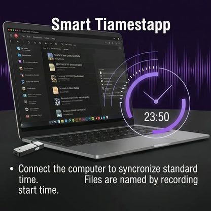 USB Flash Drive Voice Recorder 2-in-1 – Voice Activated