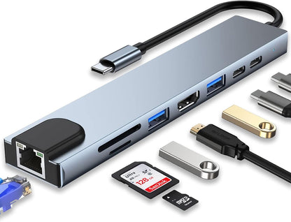 11-in-1 USB-C Laptop Docking Station & Adapter Hub