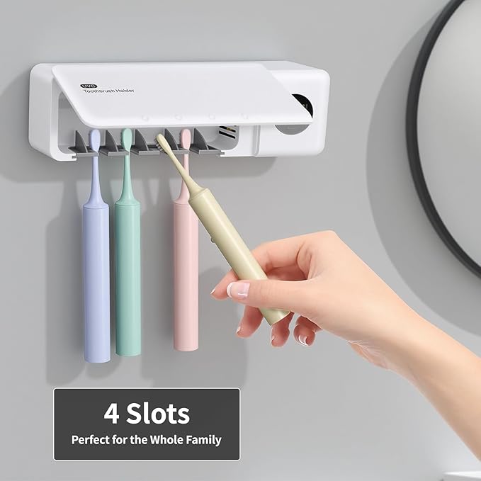 Wall-Mounted UV Toothbrush Sanitizer