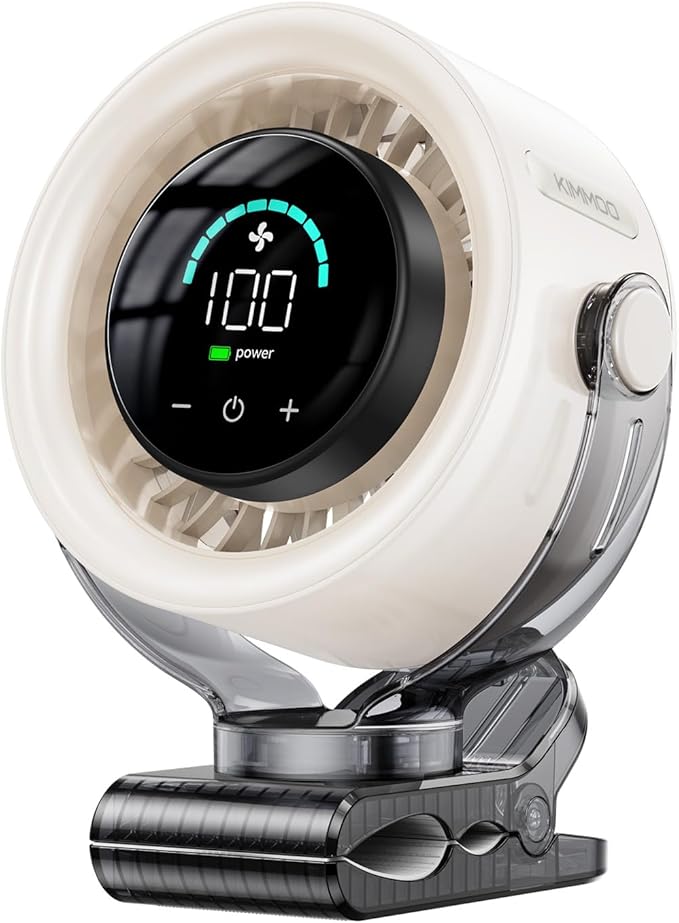 Rechargeable Portable Clip-on Fan