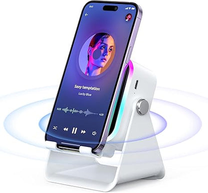 Wireless Induction Speaker with Adjustable Phone Stand