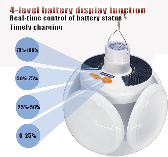 Foldable Solar Lamp 2 Pack
