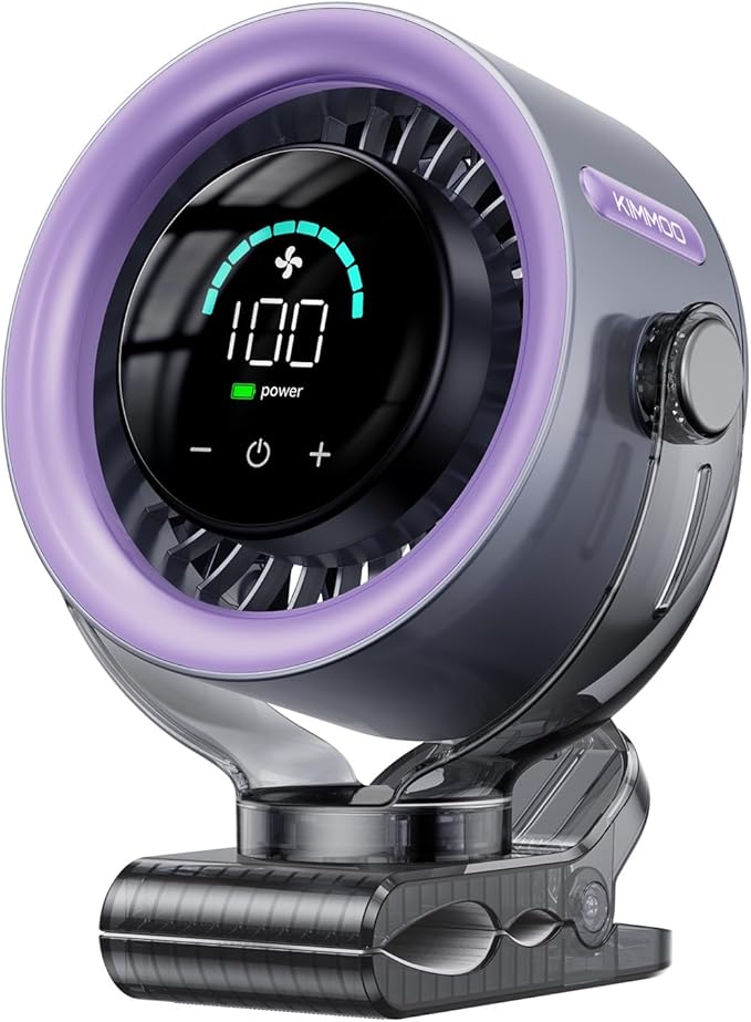 Rechargeable Portable Clip-on Fan