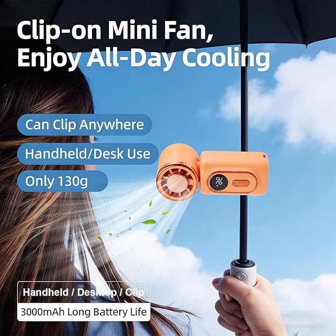 Portable Clip-On Mini Fan
