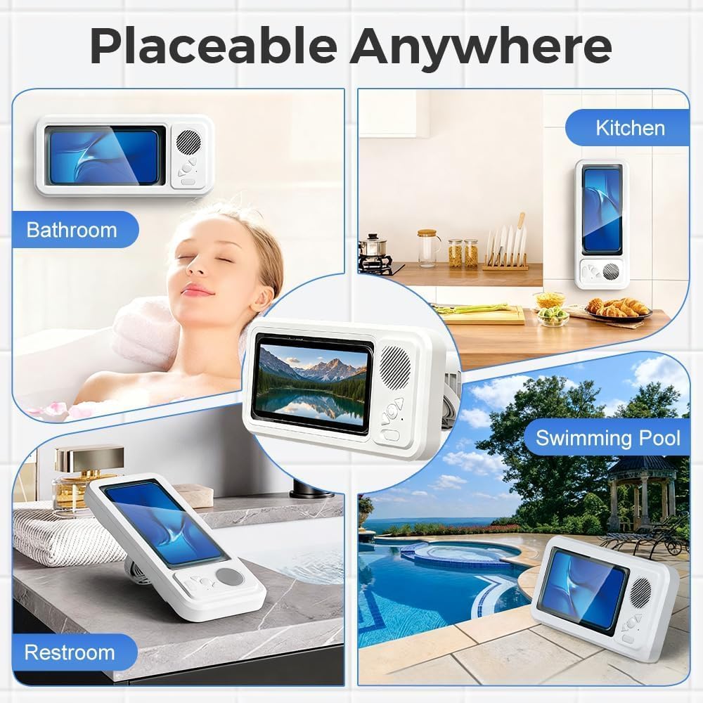 Waterproof Bluetooth Speaker Phone Case