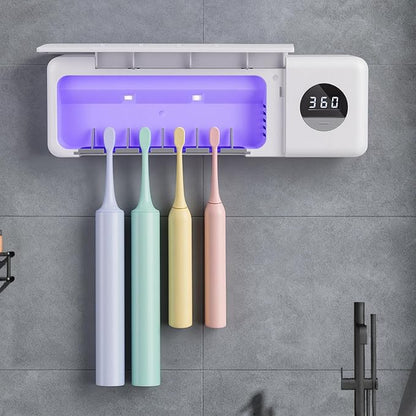 Wall-Mounted UV Toothbrush Sanitizer