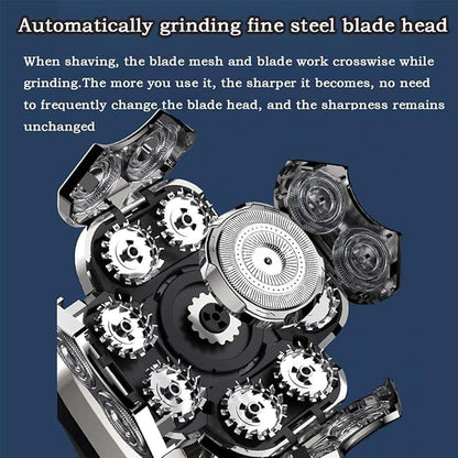 Nine-Blade Electric Shaver
