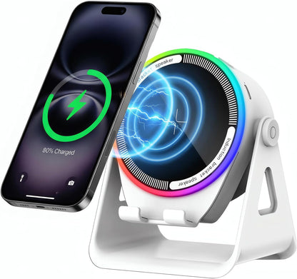 Wireless Induction Speaker with Adjustable Phone Stand