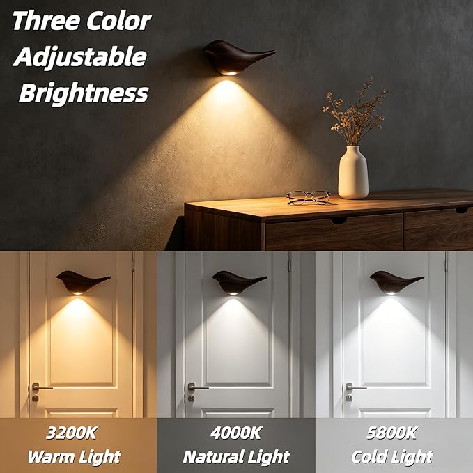 Cute Bird Night Light 2-Pack Set