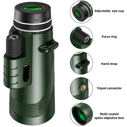 80x100 Telescope with Phone Clip and Tripod