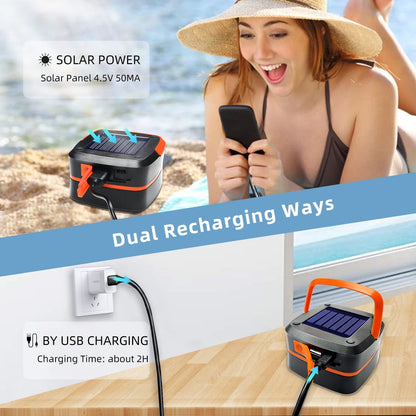 Retractable Solar LED Camping Lantern
