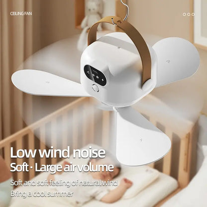 Rechargeable LED Ceiling Fan with Remote