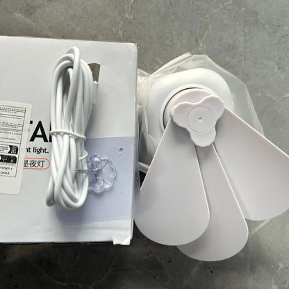 Rechargeable LED Ceiling Fan with Remote