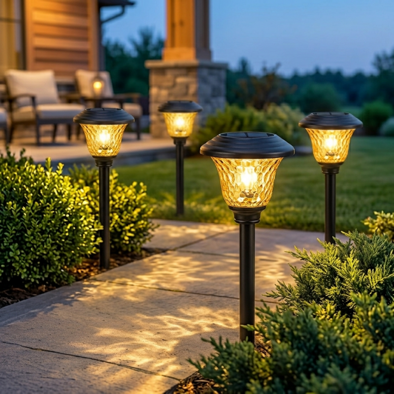 Rainbow Solar Projection Garden Lights – 2 Pack