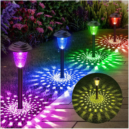 Rainbow Solar Projection Garden Lights – 2 Pack