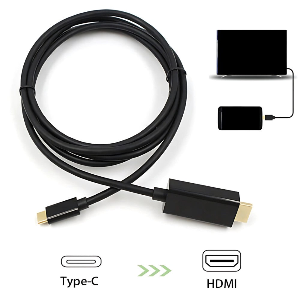 Type C to HDMI Cable