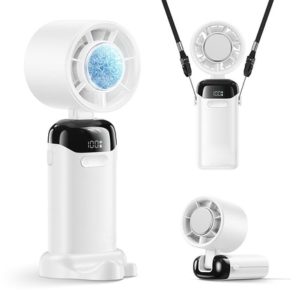 4-in-1 portable refrigeration handheld turbo fan with 200 speed settings