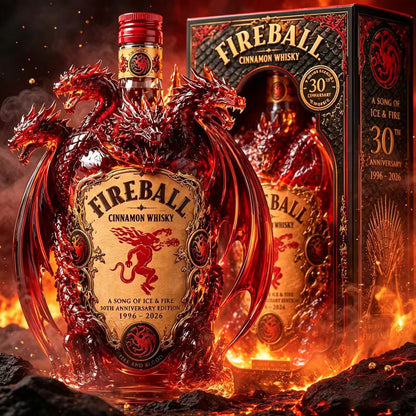 Fireball Dragon Throne Whiskey Bottle Display