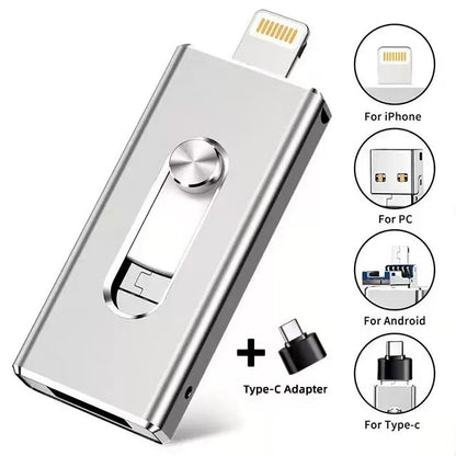 4-in-1 USB Flash Drive – iPhone, Android