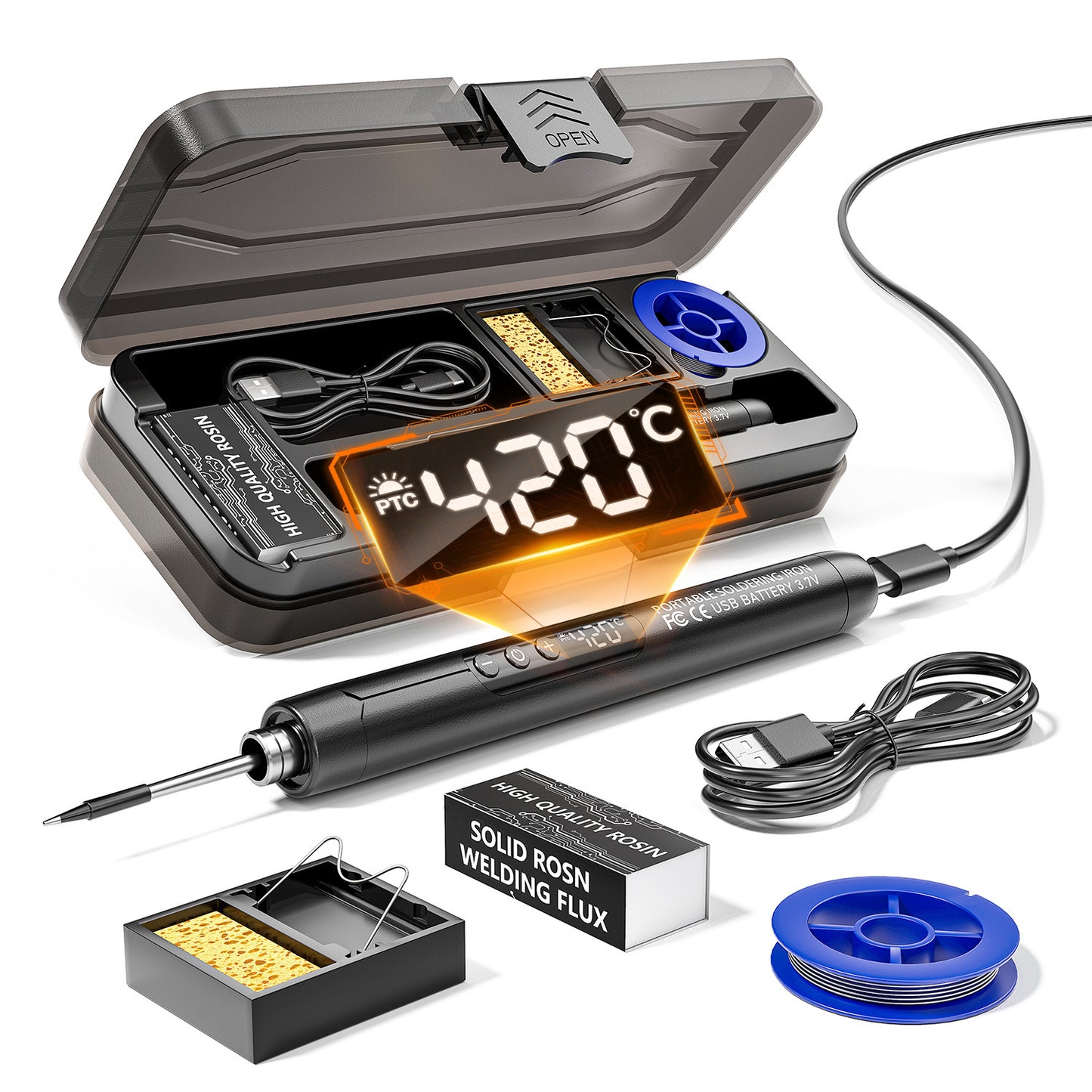 Mini Cordless Soldering Iron