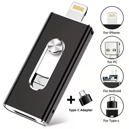 4-in-1 USB Flash Drive – iPhone, Android