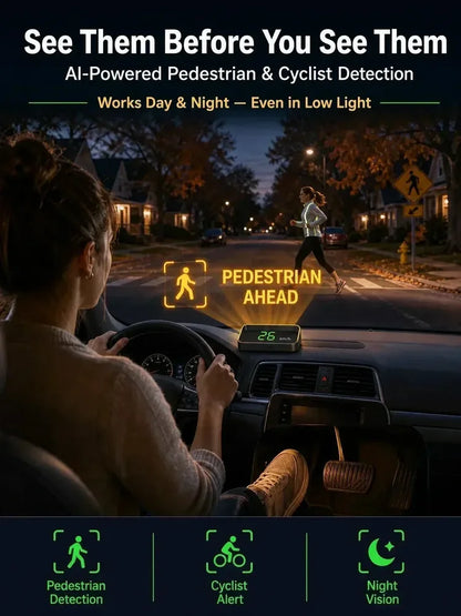 V9 GPS Car Head-Up Display – MPH - image 8
