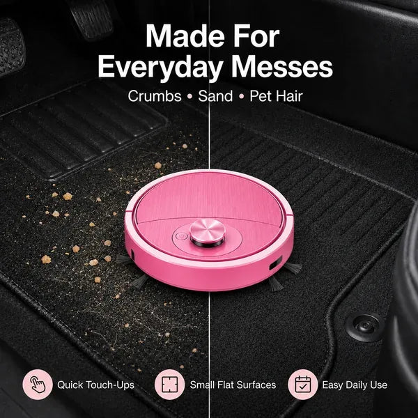 Mini Rechargeable Car Robot Vacuum - image 3