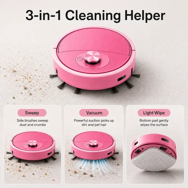 Mini Rechargeable Car Robot Vacuum - image 4