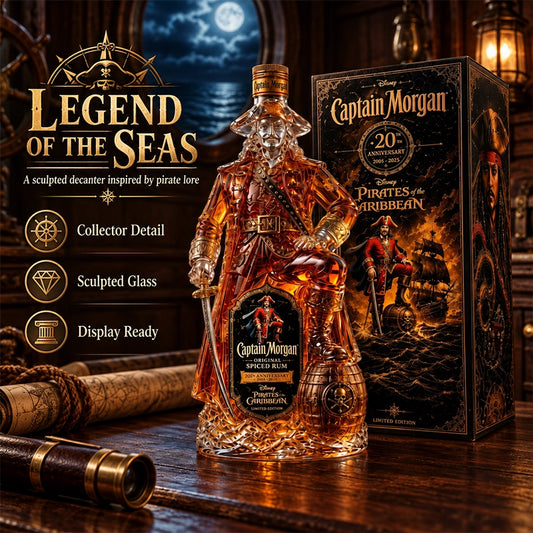 Pirate Captain Character Decorative Bottle