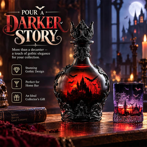 Bat Castle Decorative Bottle or Cup