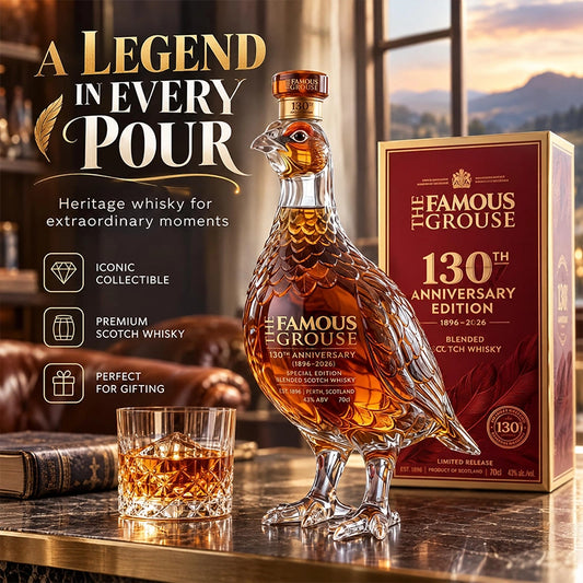 Bird-Shaped Decorative Whiskey Bottle in Gift Box