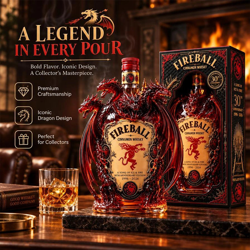 Fireball Dragon Throne Whiskey Bottle Display