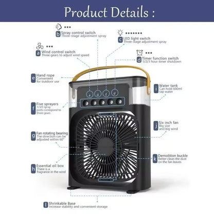 Portable Cooling Mist Fan