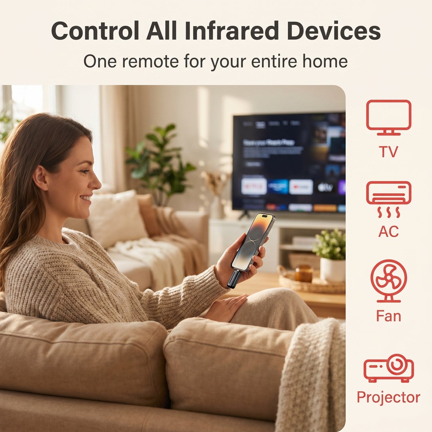 Universal Mini Smart IR Remote Controller iOS Android Mobile Phone