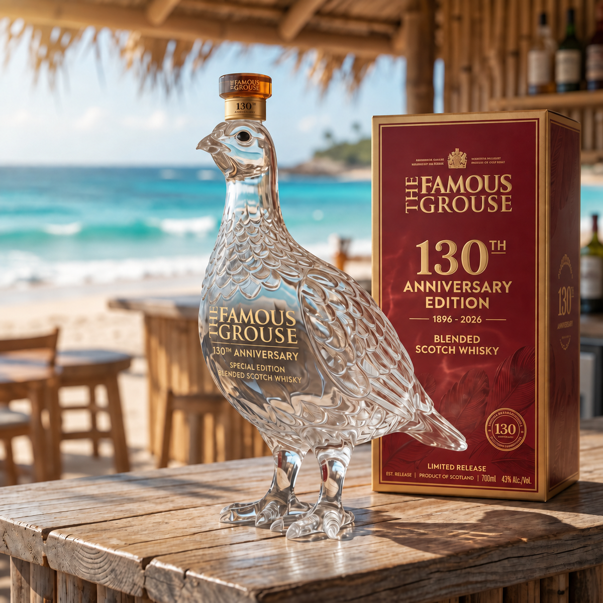 Bird-Shaped Decorative Whiskey Bottle in Gift Box