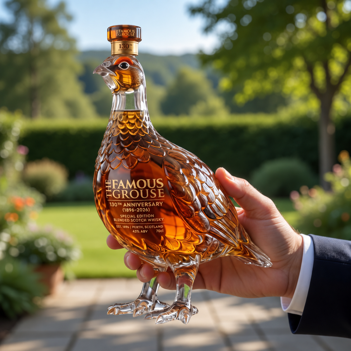 Bird-Shaped Decorative Whiskey Bottle in Gift Box